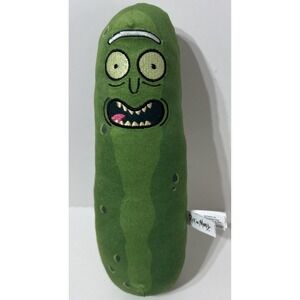 Rick & Morty Pickle Rick 9" Plush Stuffed Toy 2024 Adult‎ Swim Toy Factory